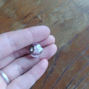 Pink flower Pandora bead